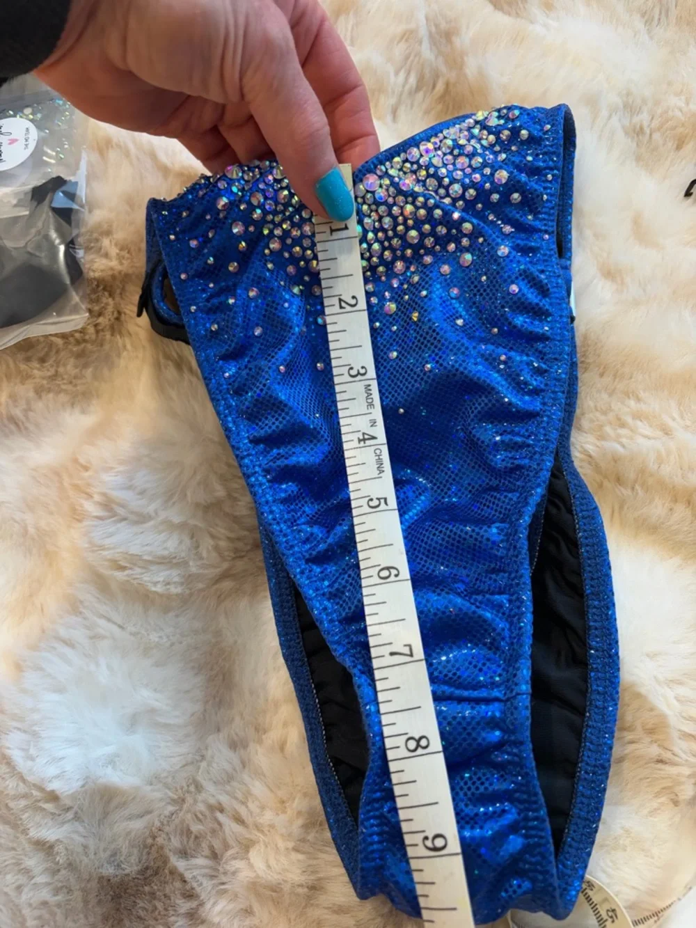 Muscle Dazzle Royal Blue Figure Suit never worn original box included - Picture 12 of 16